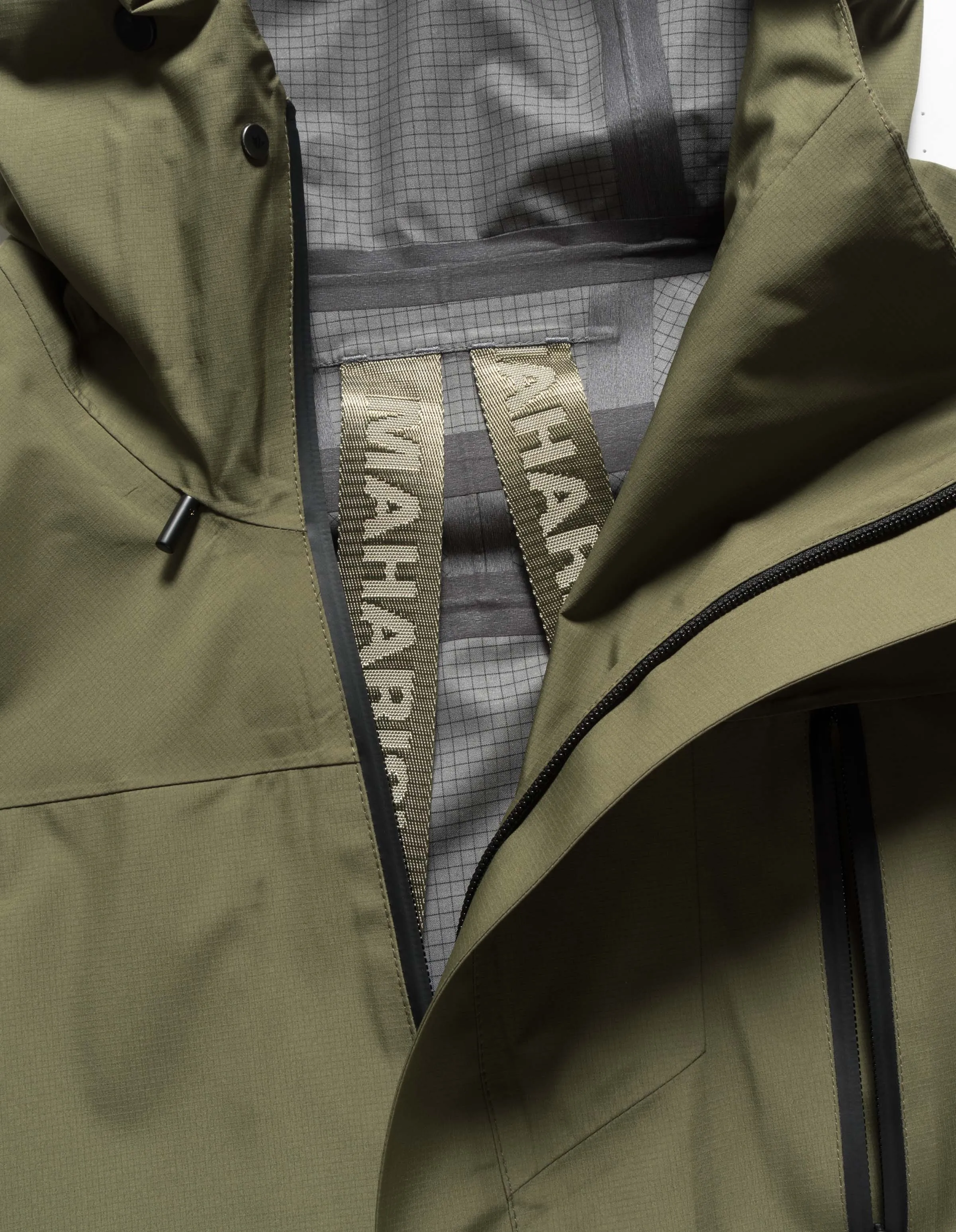 5030 3L Asym Parka Olive