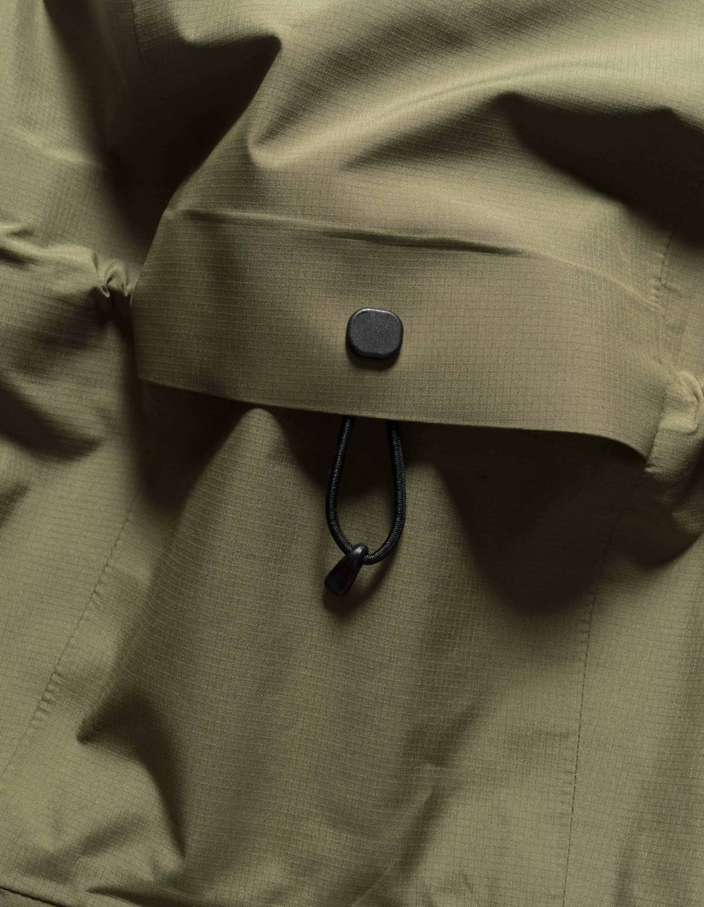 5030 3L Asym Parka Olive