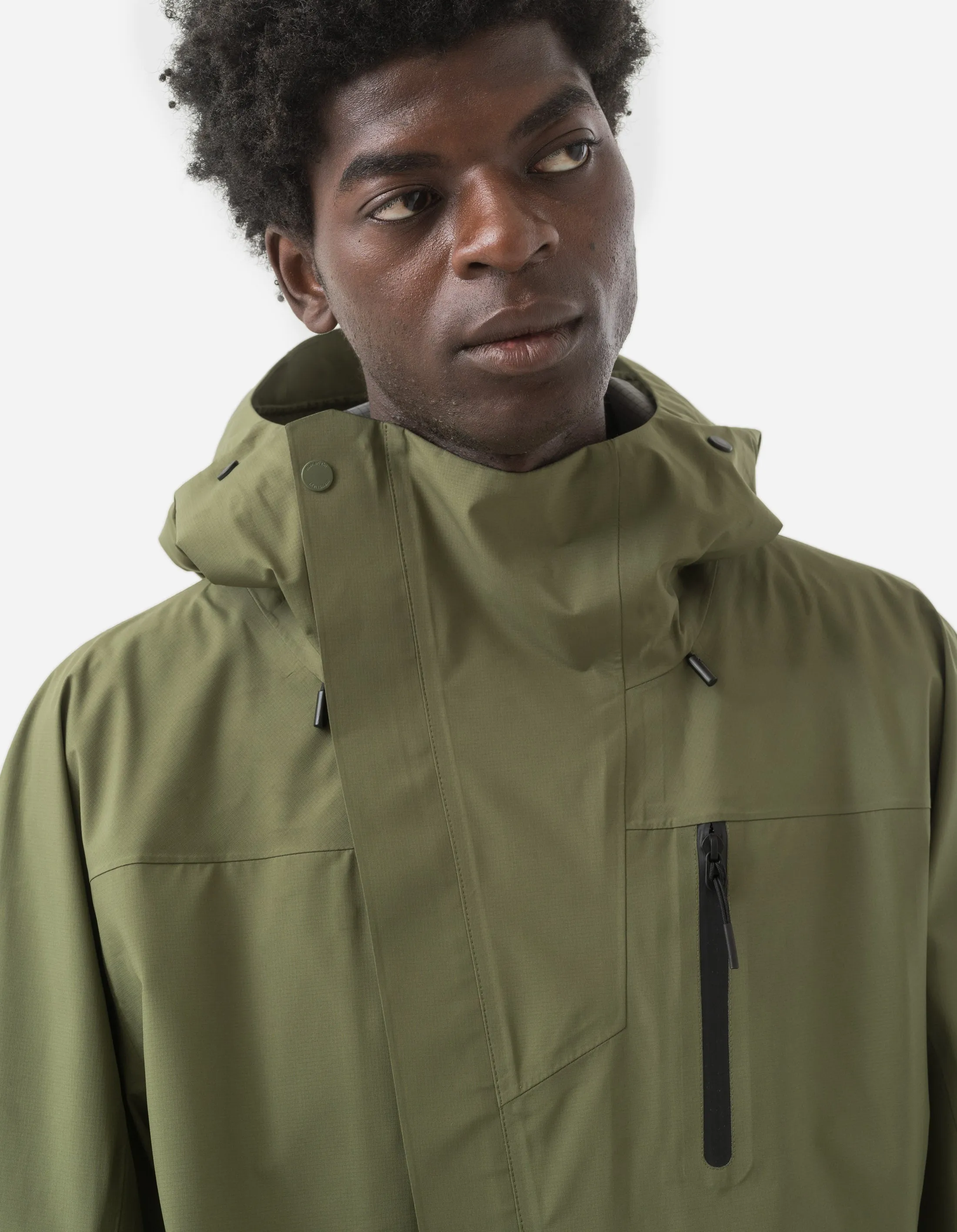 5030 3L Asym Parka Olive