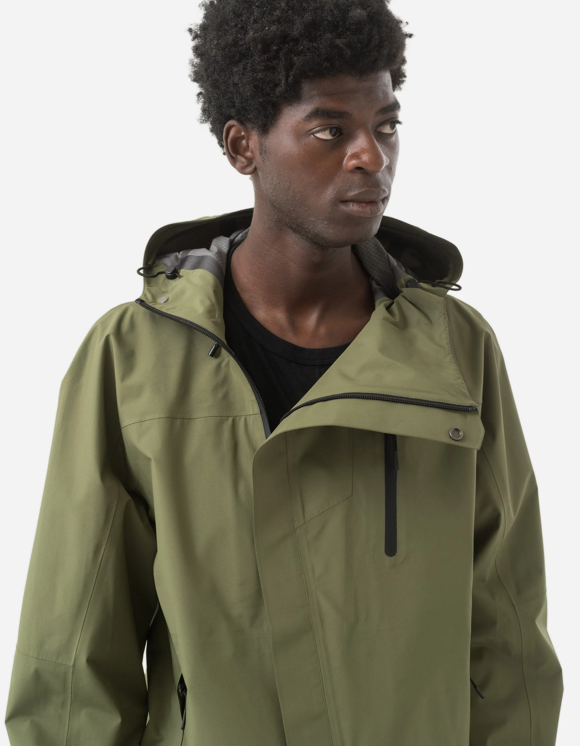 5030 3L Asym Parka Olive