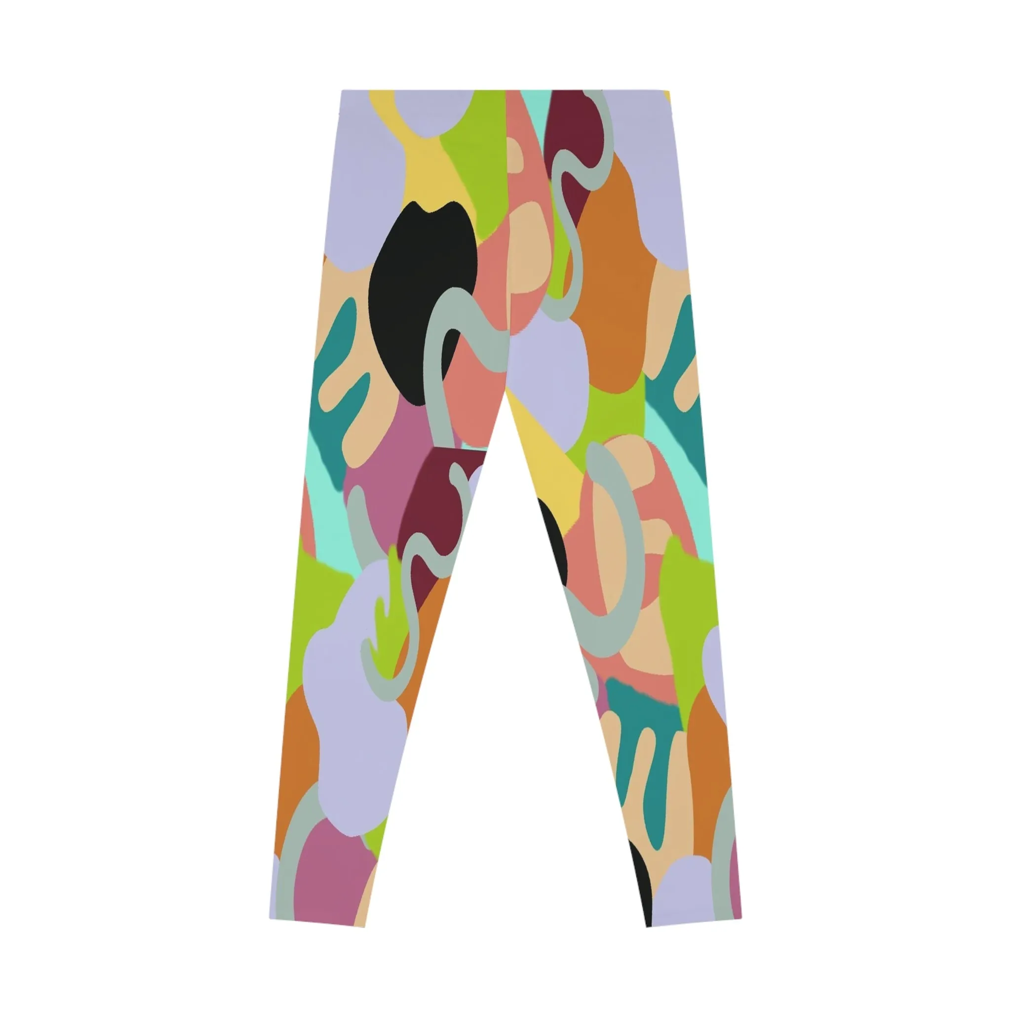 Abstract Wild Stretchy Leggings - Ships from The US