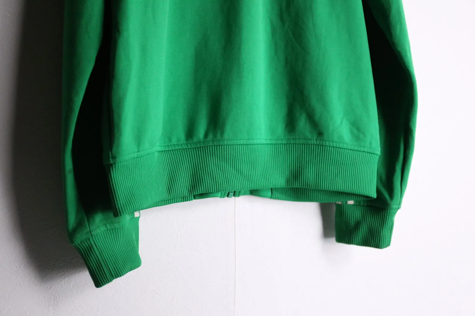 “adidas”greencolor hoodie track jacket