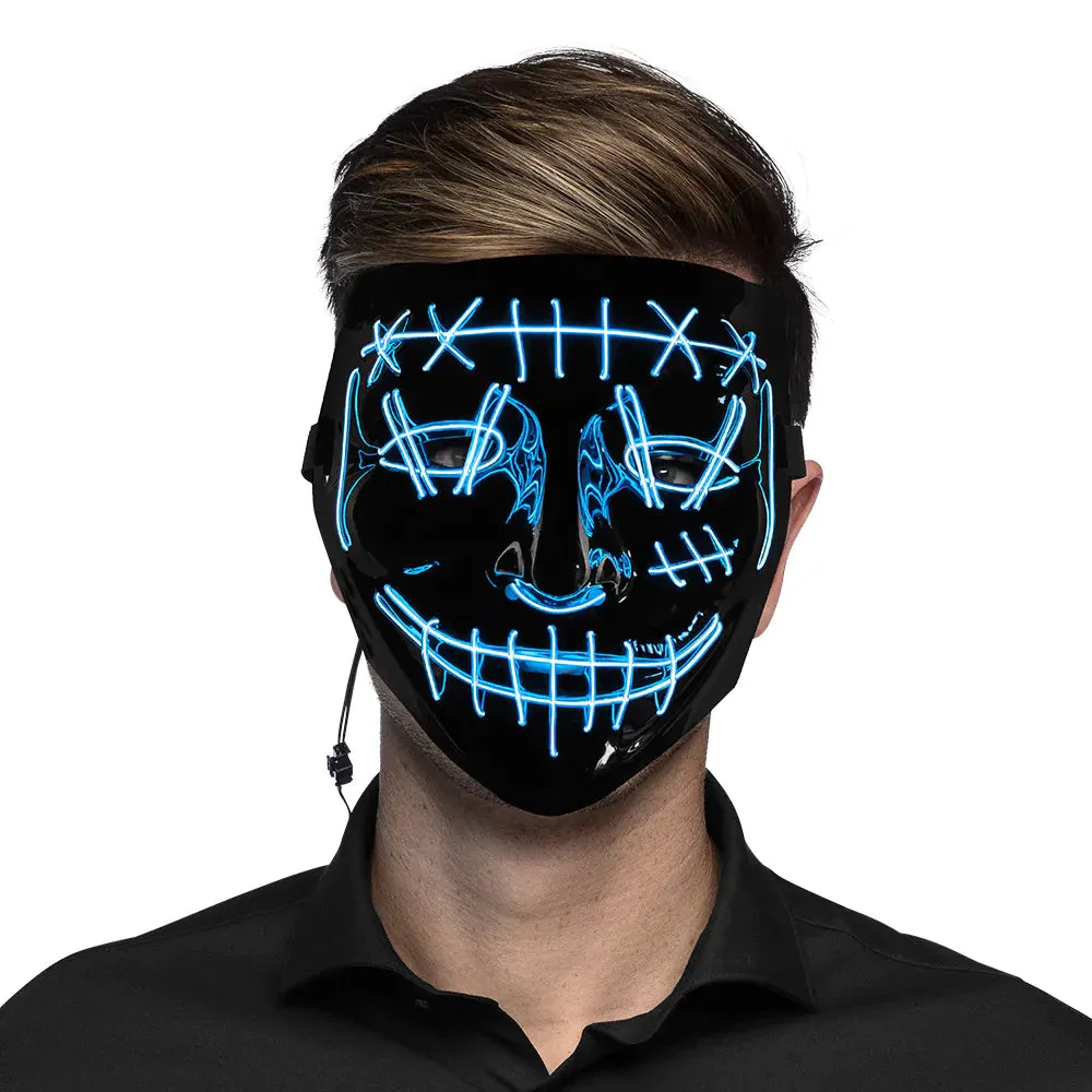 Adult Blue Led Killer Smile Mask