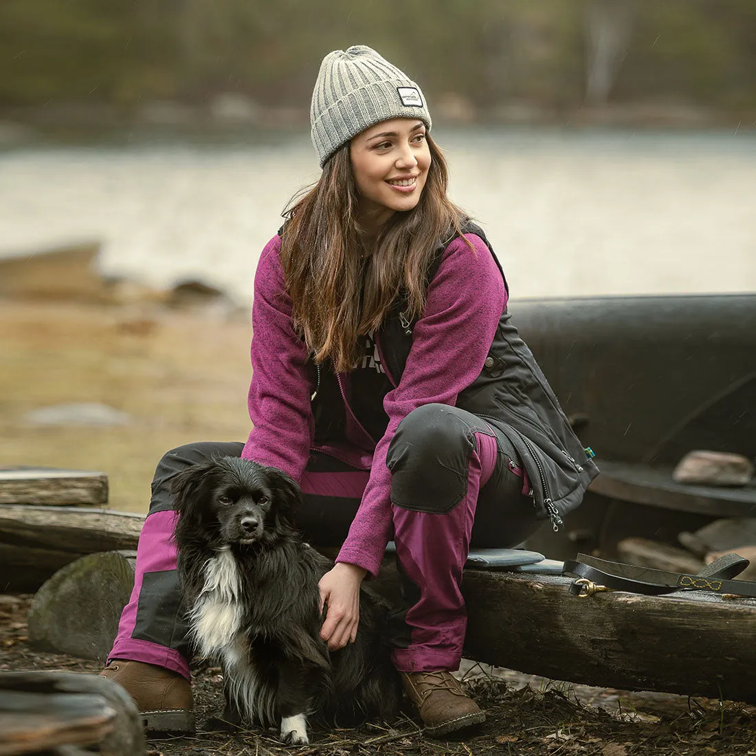 Adventure Fleece Lady Jacket (Fuchsia Mélange)