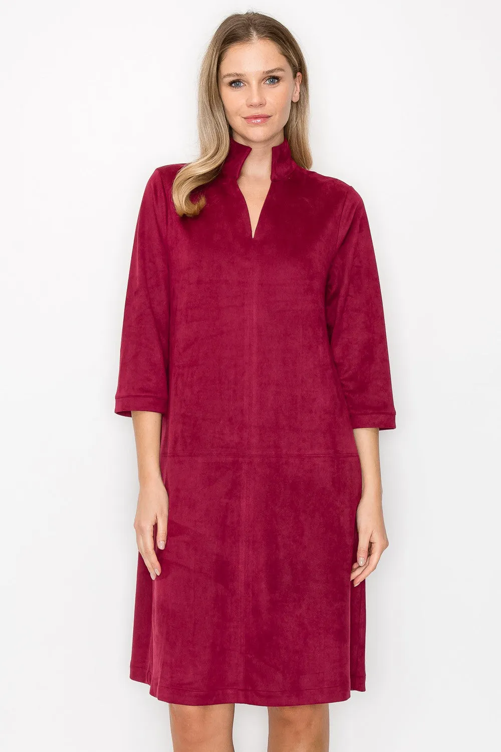 Aiden Dress - Wine