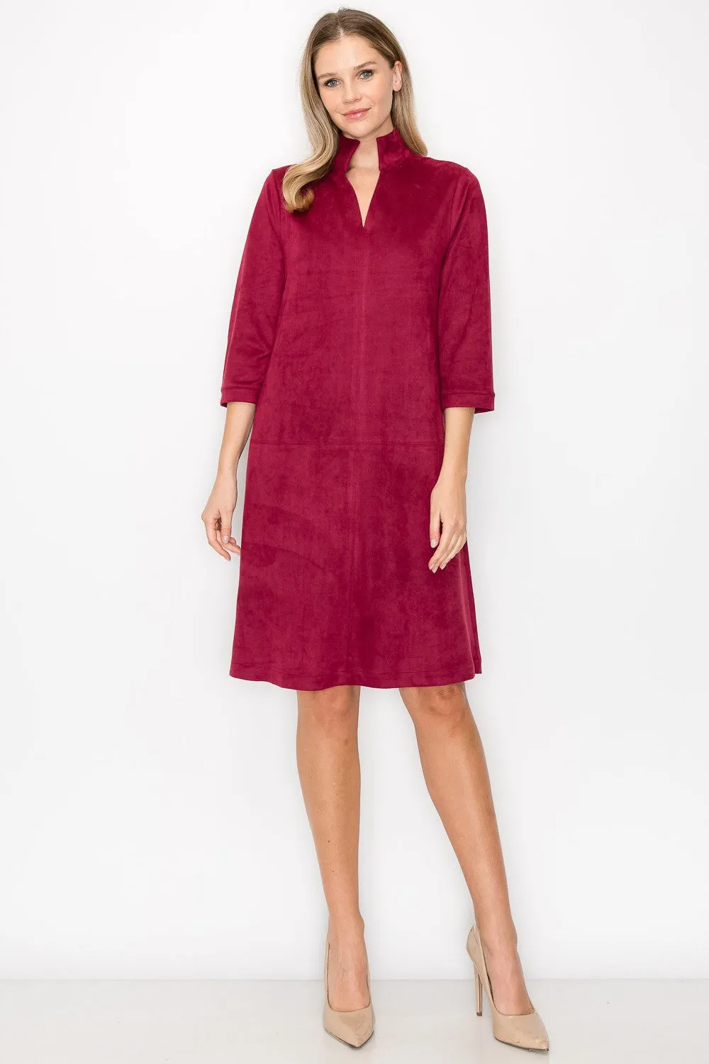 Aiden Dress - Wine