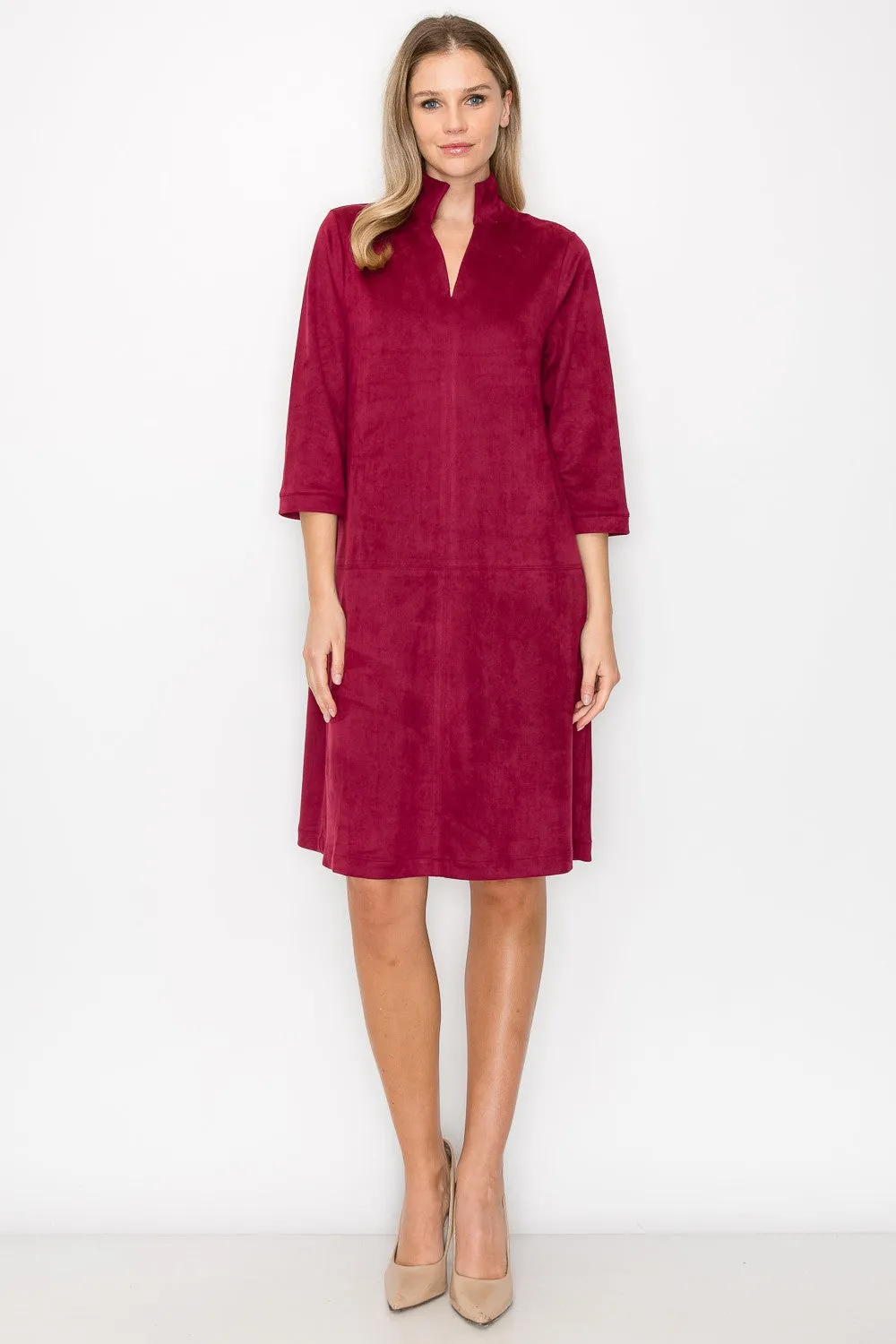 Aiden Dress - Wine