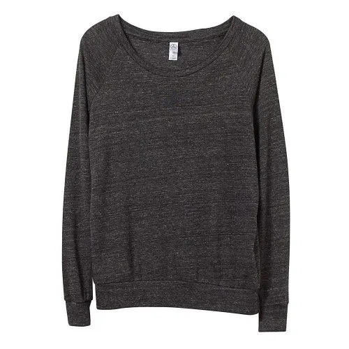 Alternative Apparel Womens/Ladies Eco-Jersey Slouchy Pullover