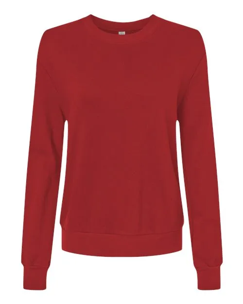 Alternative Women's Eco-Washed Terry Throwback Pullover