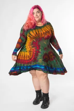 Althea Begonia Tie Dye Dress