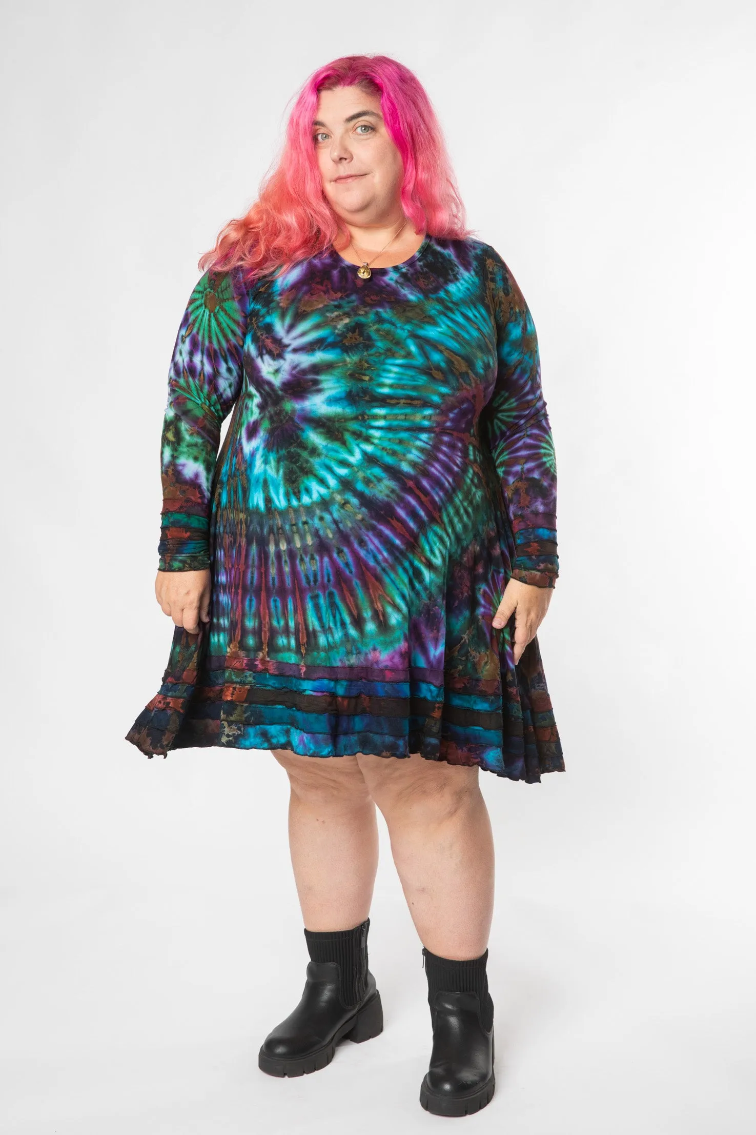 Althea Begonia Tie Dye Dress