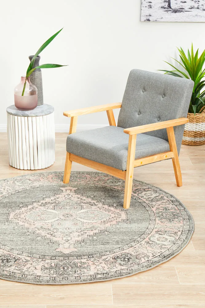 Avenue 703 Grey Round Rug