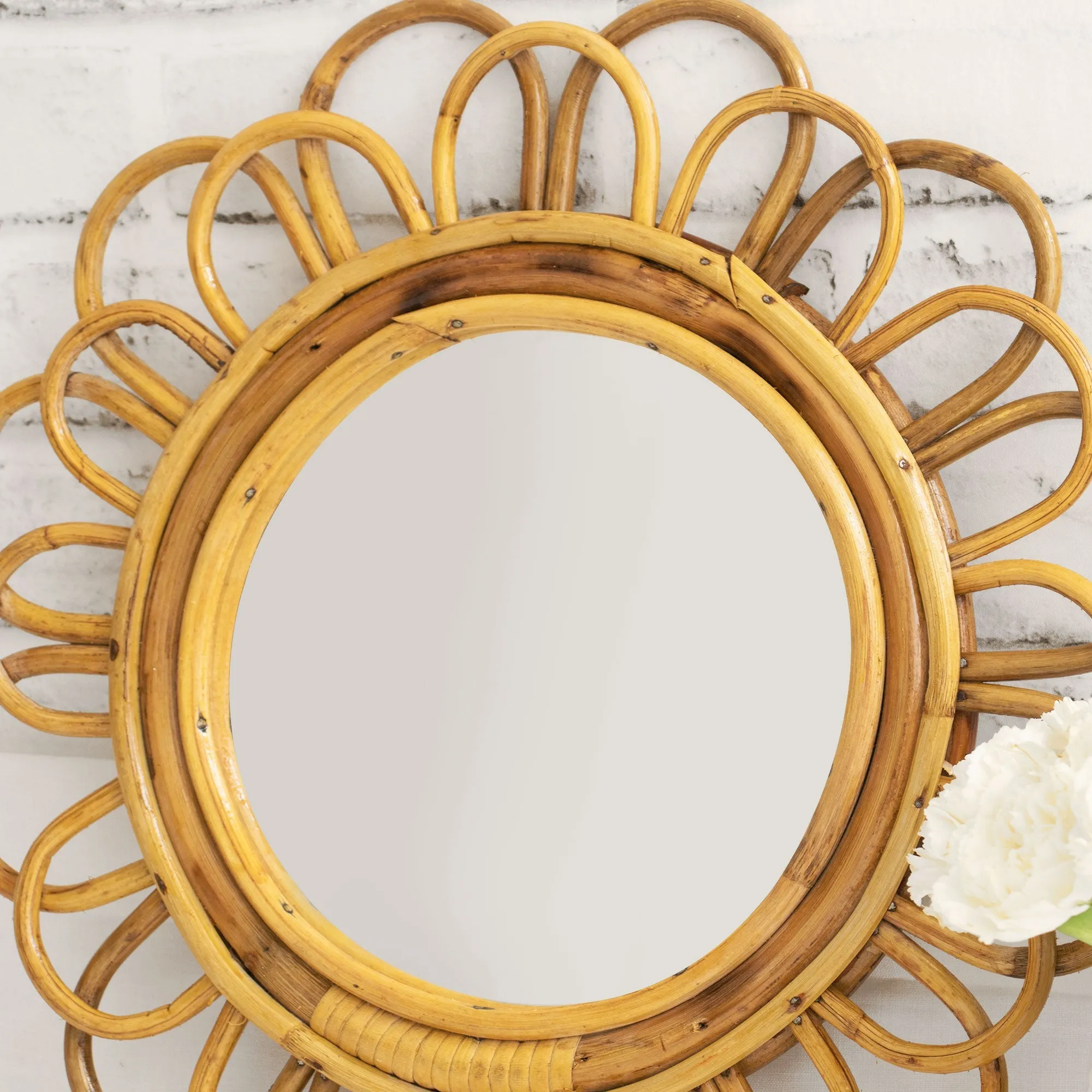 Azaro Cane wall mirror