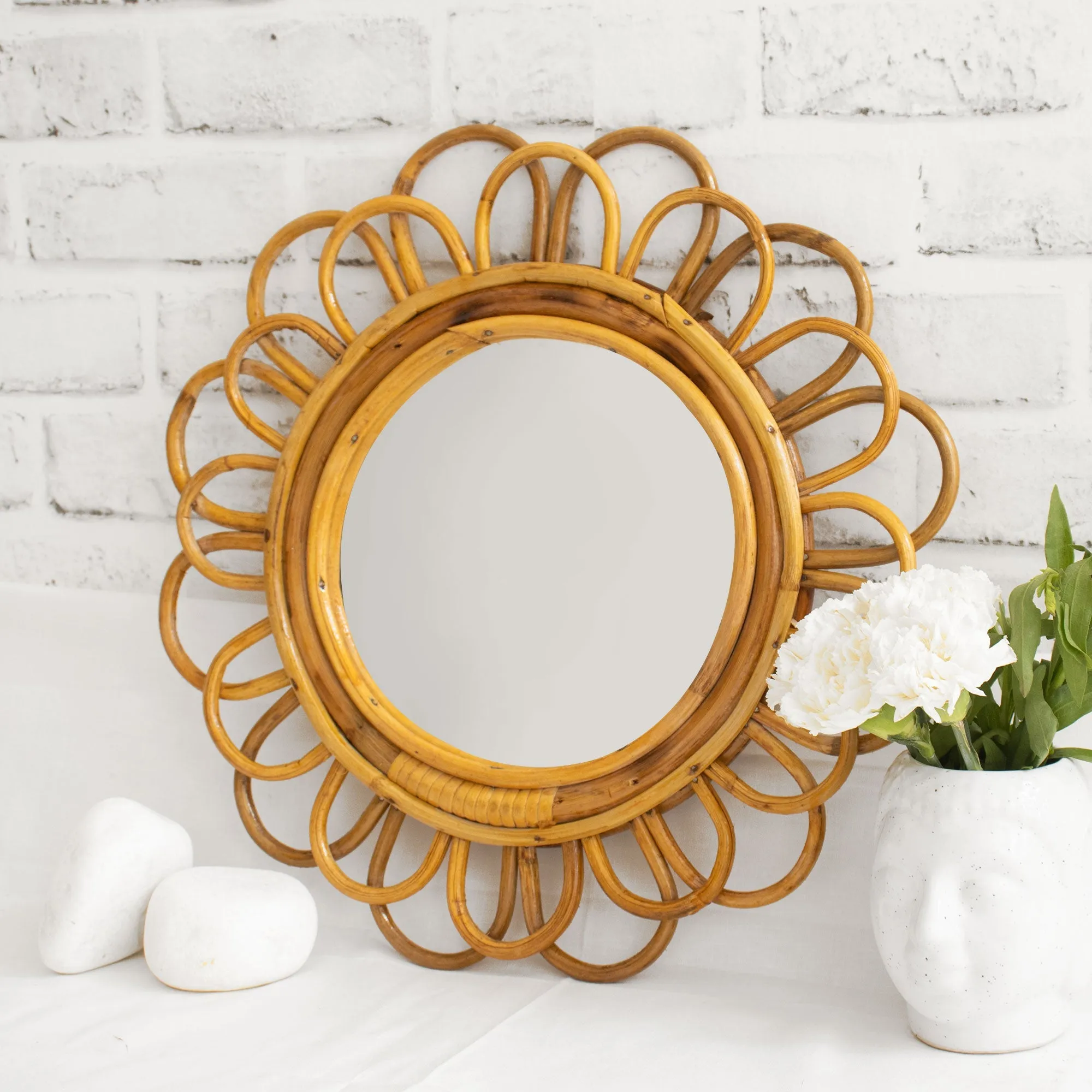 Azaro Cane wall mirror