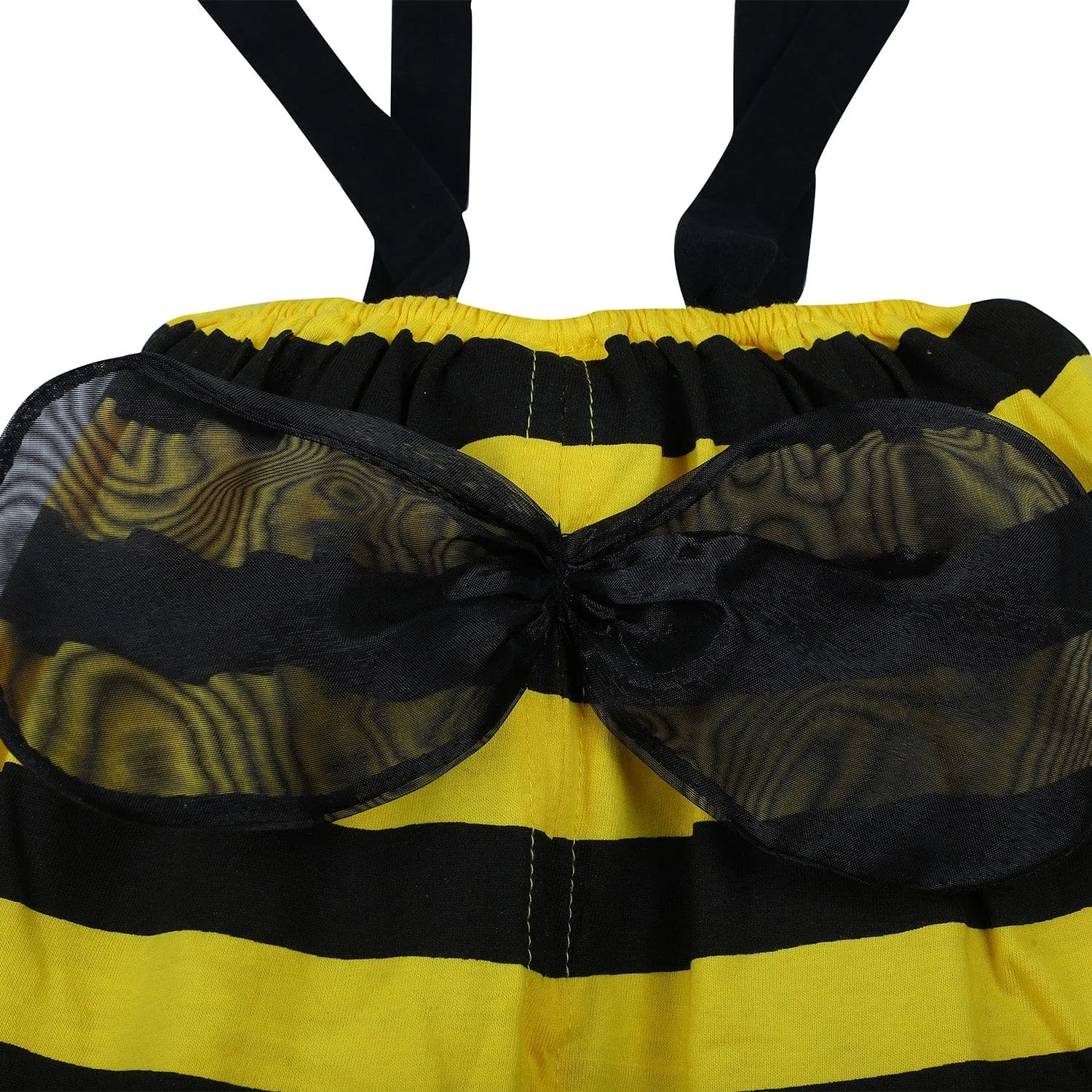 Baby Moo Bumble Bee Costume 2pcs Cap And Fancy Dress - Yellow