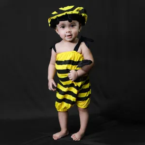 Baby Moo Bumble Bee Costume 2pcs Cap And Fancy Dress - Yellow