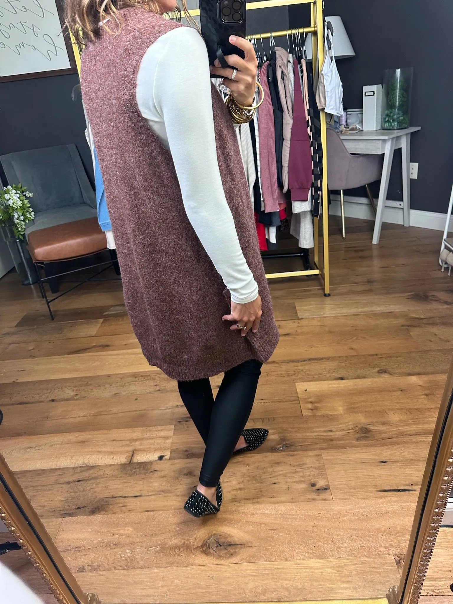 Back In Time V-Neck Tunic Sweater - Multiple Options