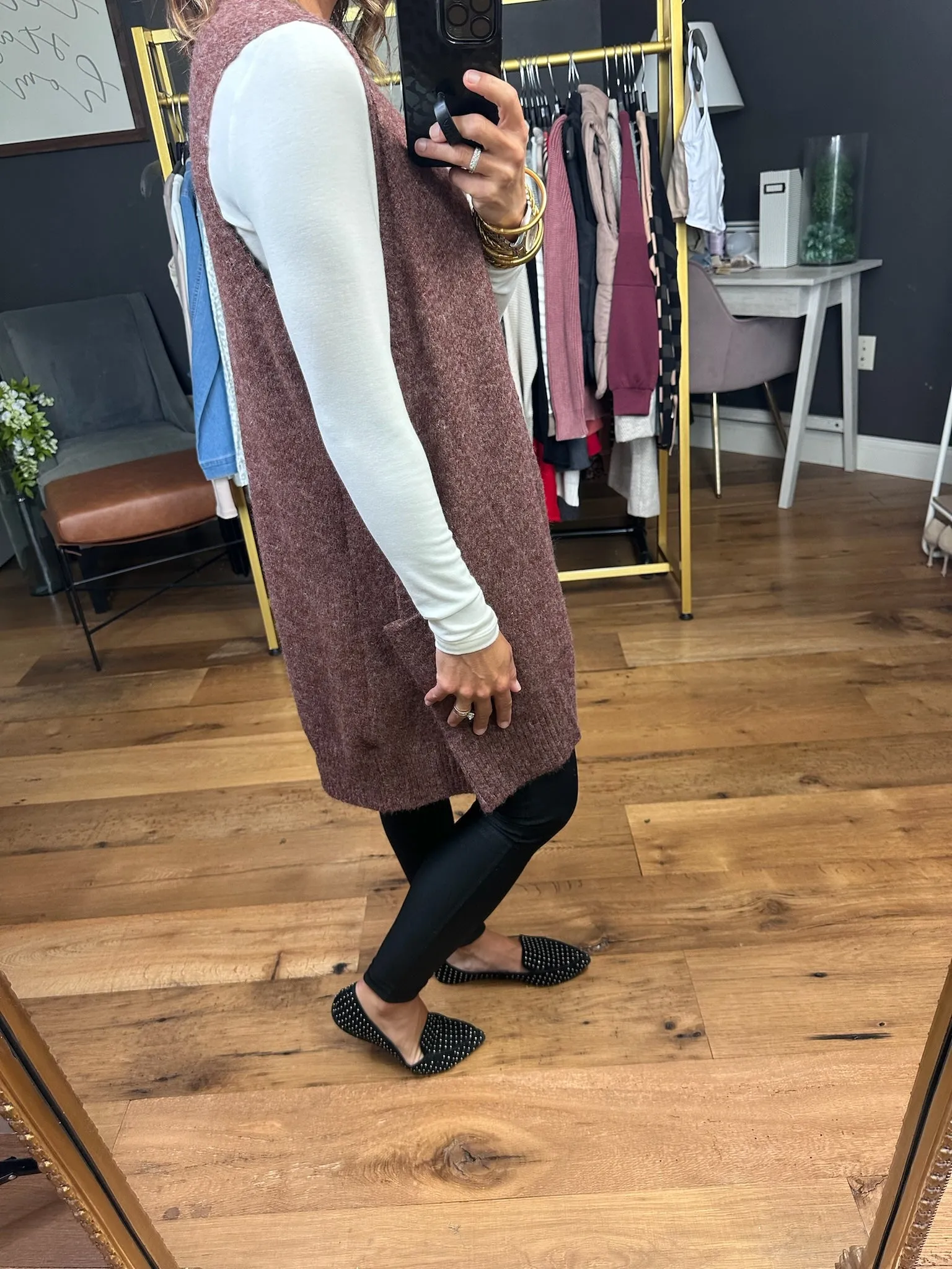 Back In Time V-Neck Tunic Sweater - Multiple Options