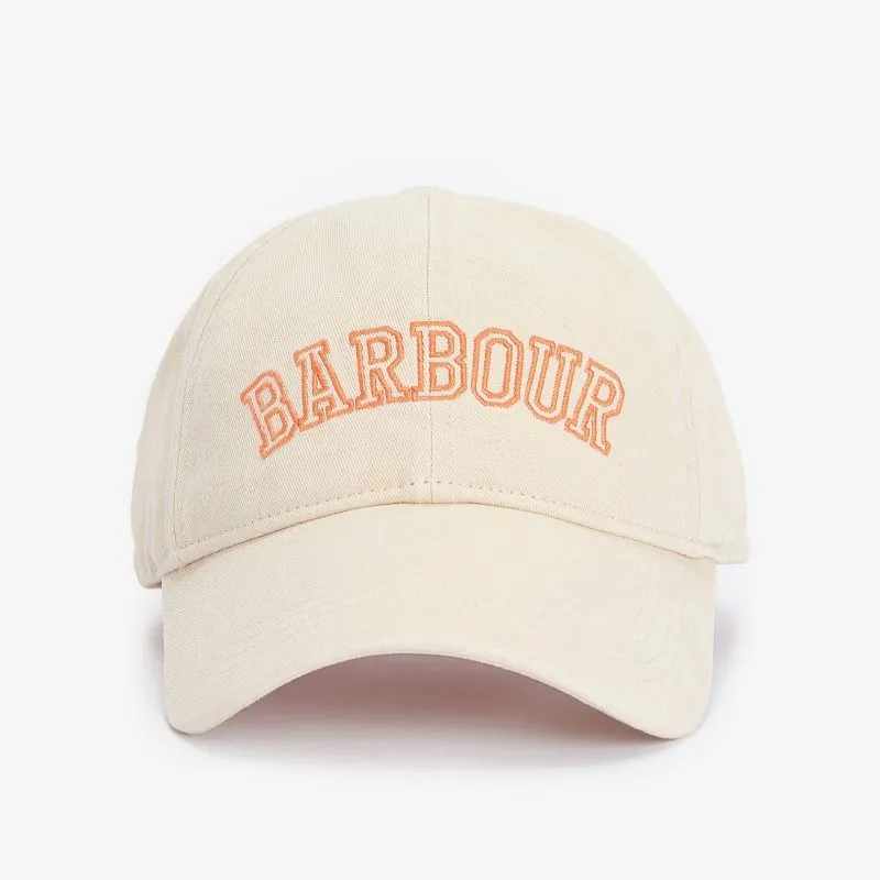 Barbour Emily Ladies Sports Cap - Parchment/Apricot Crush