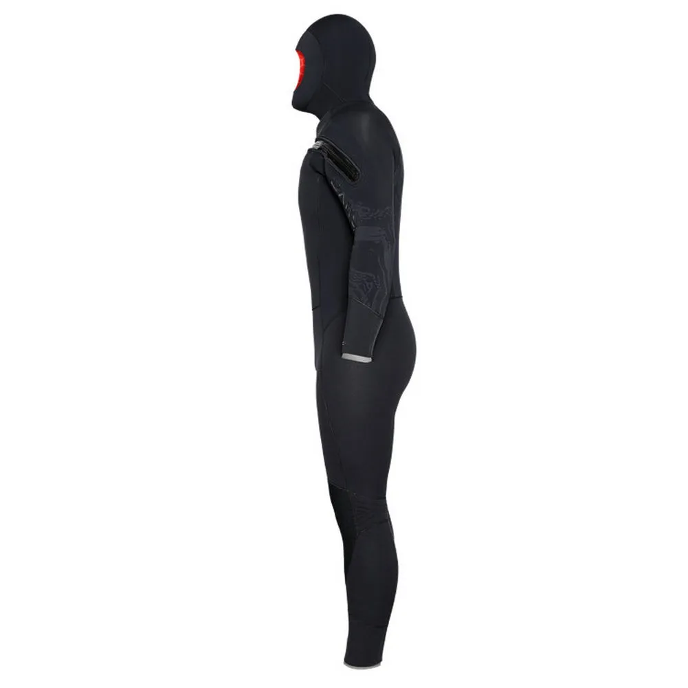 Bare 8/7mm Mens Velocity Hooded Semi Dry Wetsuit