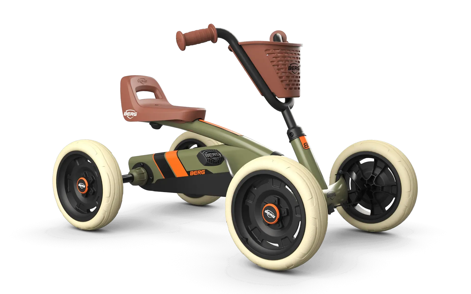 BERG Buzzy Retro Green 2-in-1 Go-Kart