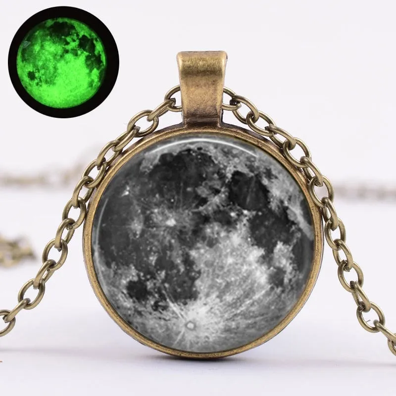 Birth Moon Bracelet Glow In The Dark Moon Phase  Chain Bracelet Glowing Birthday Moon Jewelry Lunar Phase Bracelets Charm Jewelr