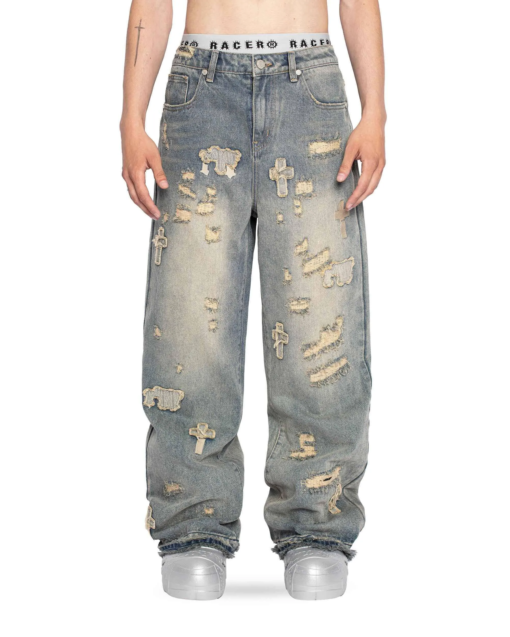 Blue Ghost Cross Jeans