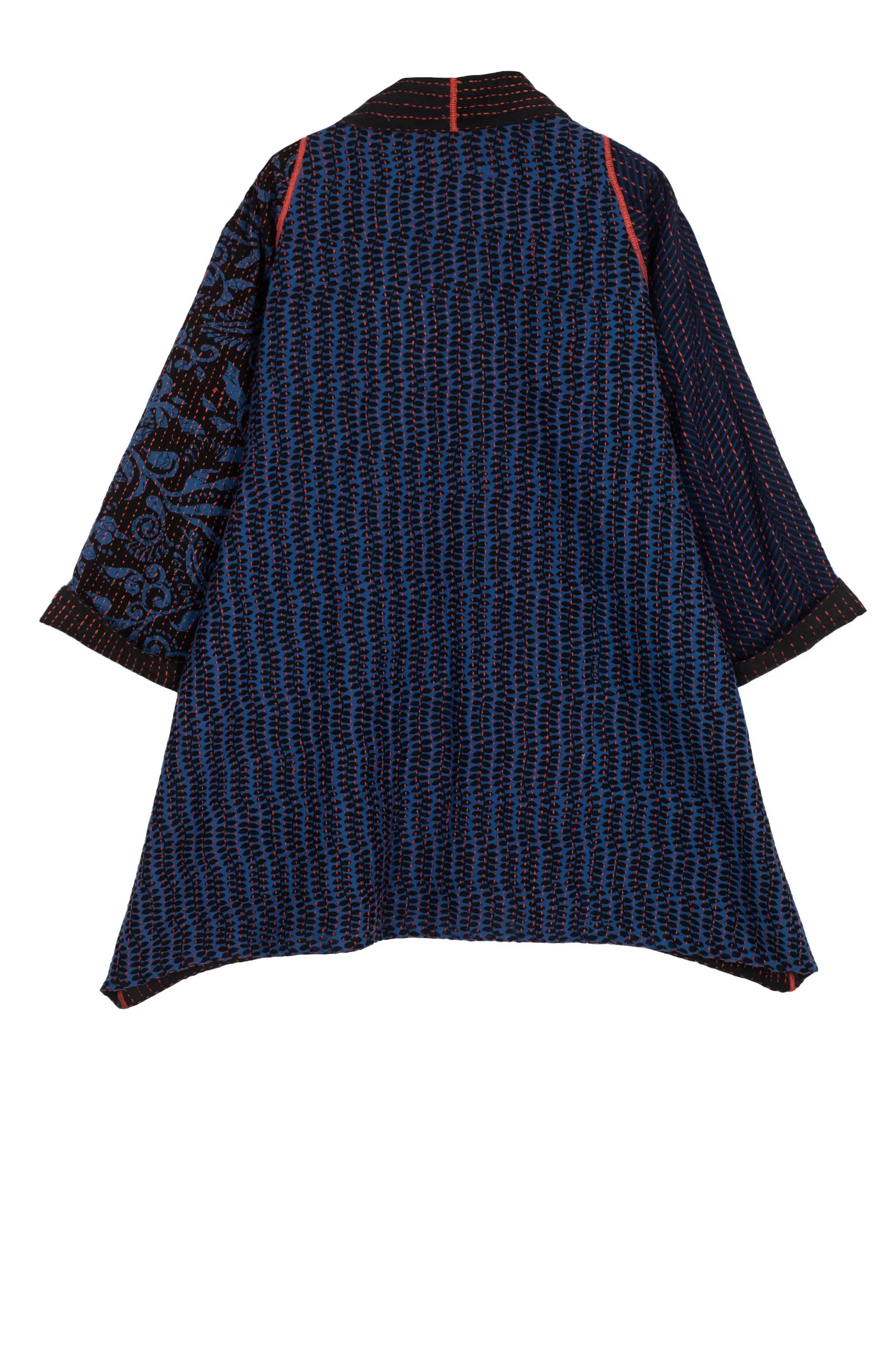 BLUE PRAIRIE BBK KANTHA A-LINE JACKET