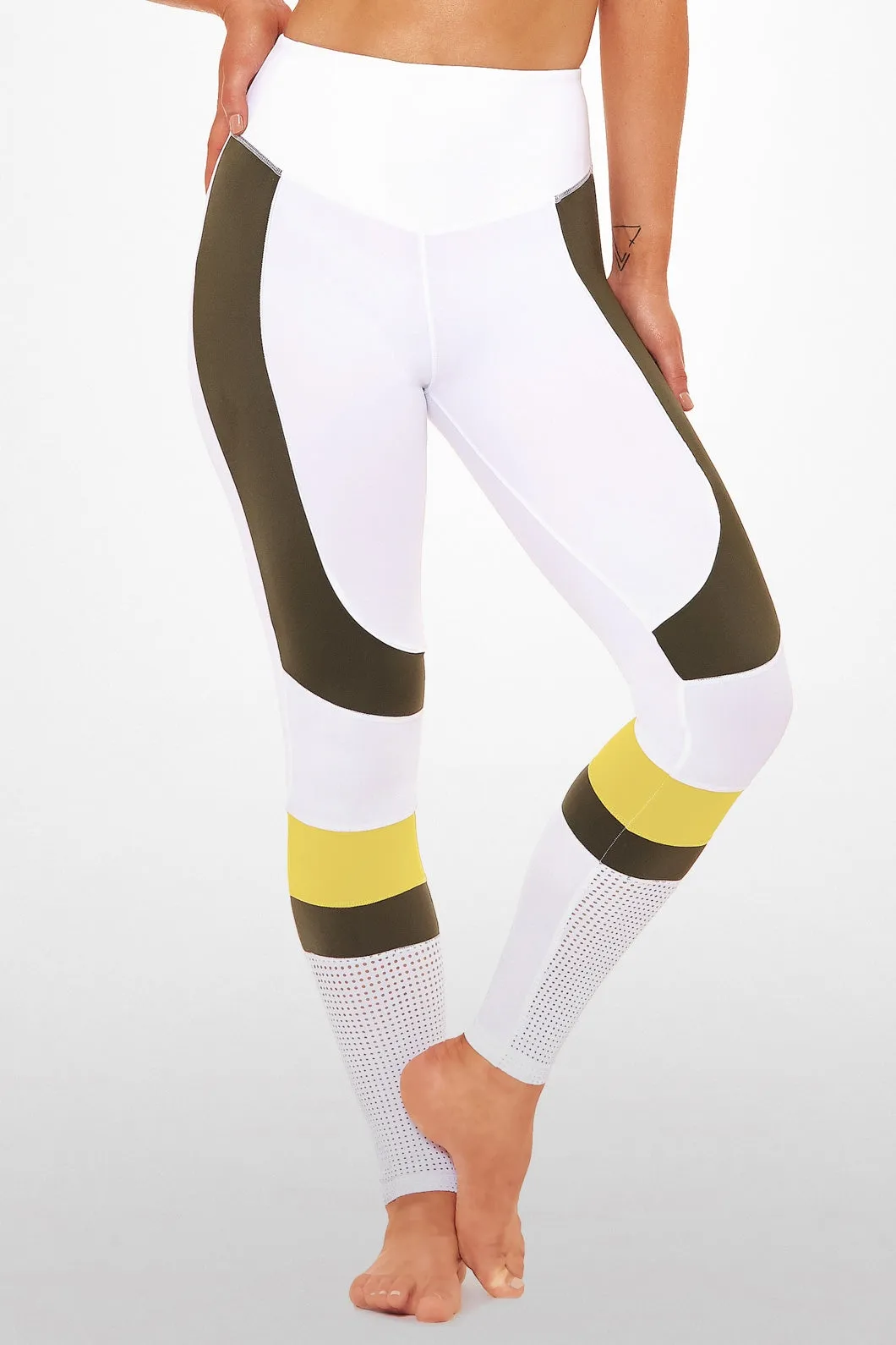 Bombshell White Legging