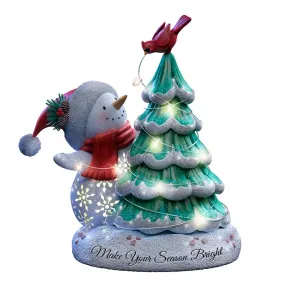 Bradford Exchange Sparkle Delights Snowman Sculpture Make Your Season Bright #1