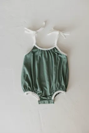 Bubble Romper | Vintage Teal