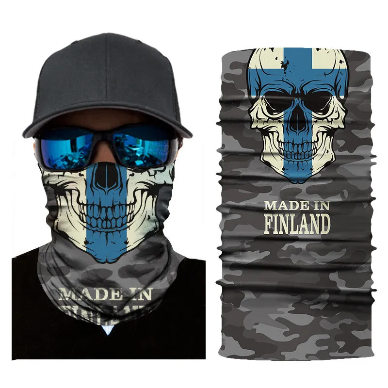 Camouflage Printing Sports Scarf Biking Mountain Climbing Sun Mask Scarf