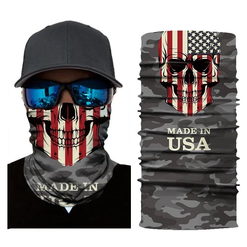 Camouflage Printing Sports Scarf Biking Mountain Climbing Sun Mask Scarf