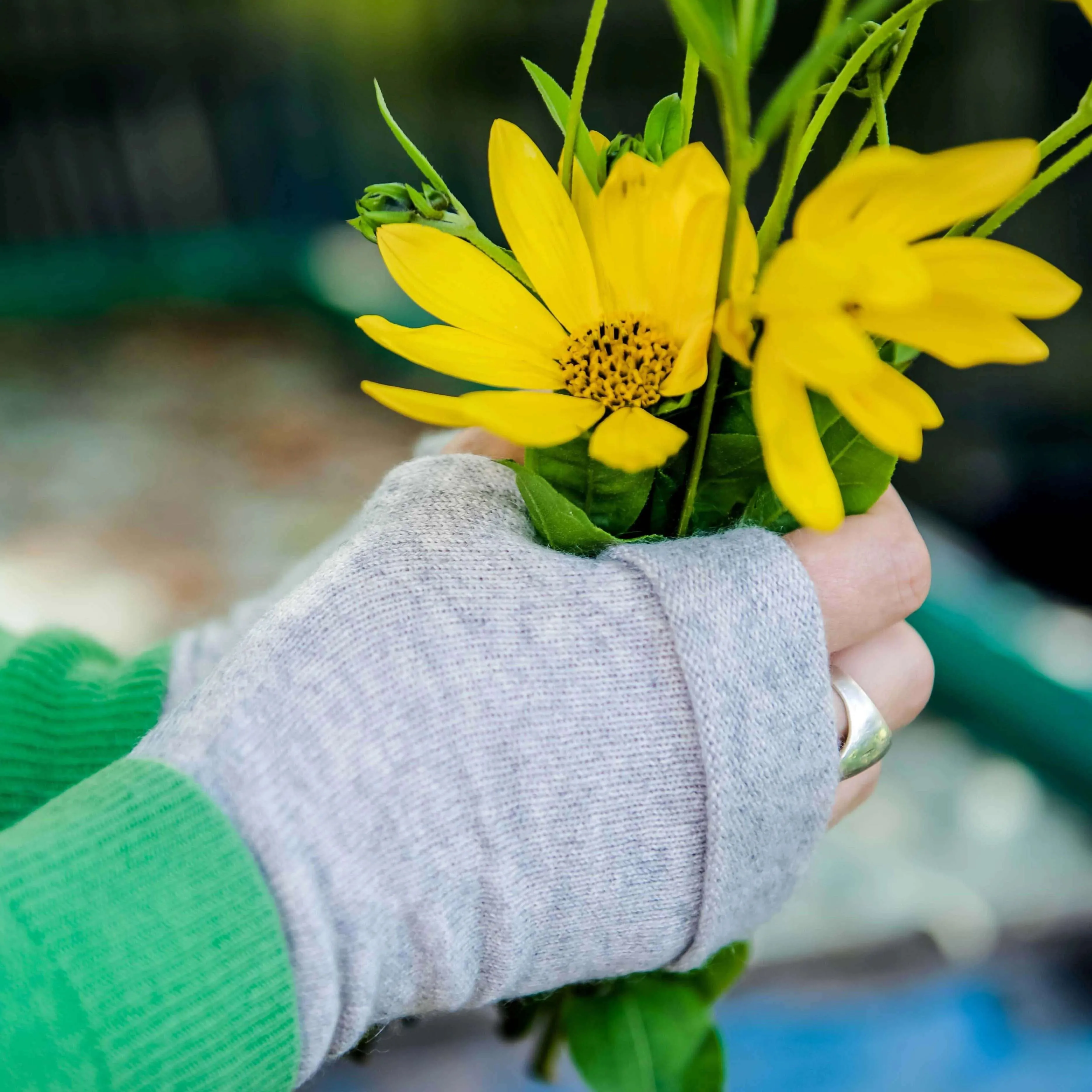 Cashmere Fingerless Gloves