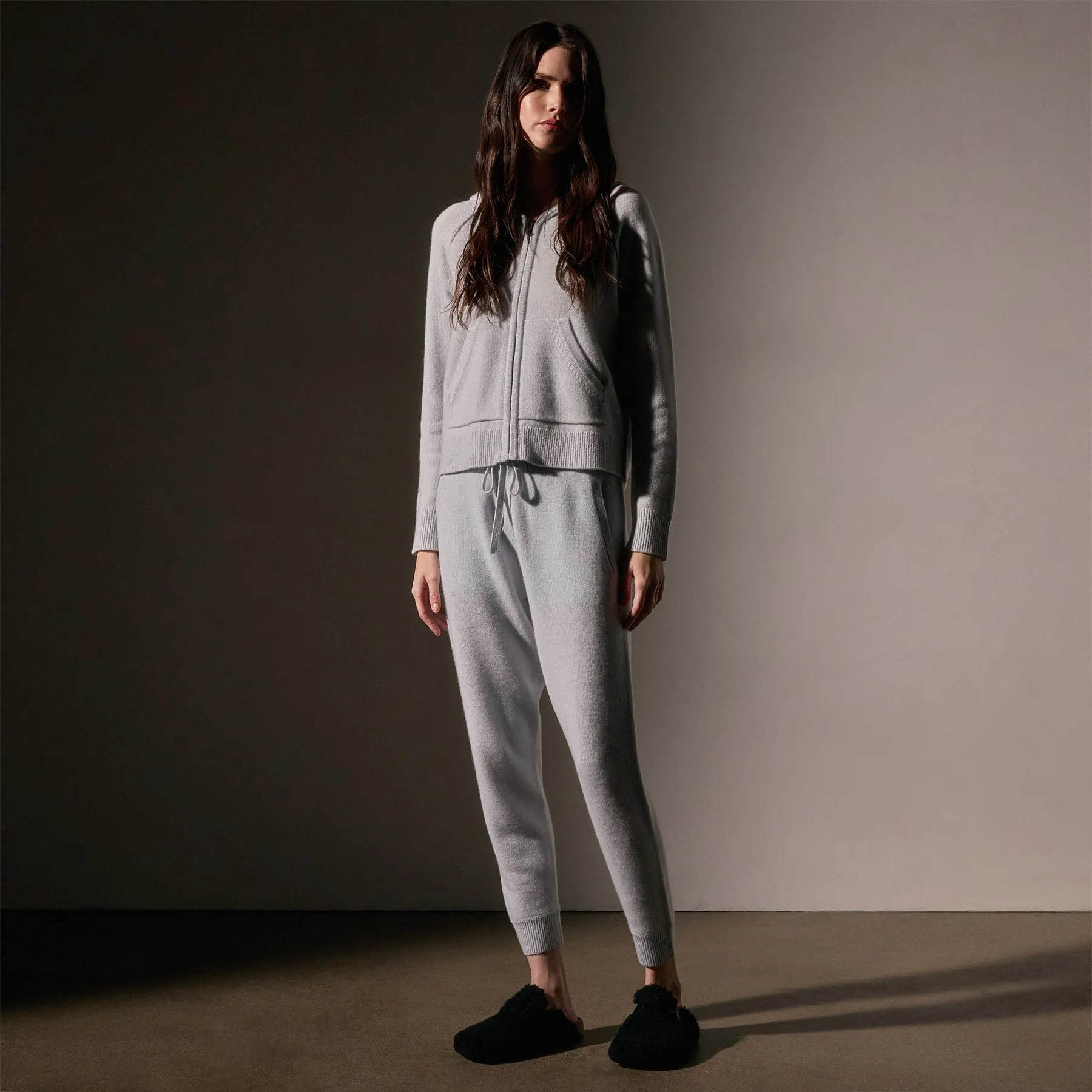 Cashmere Track Pant - Pale Blue