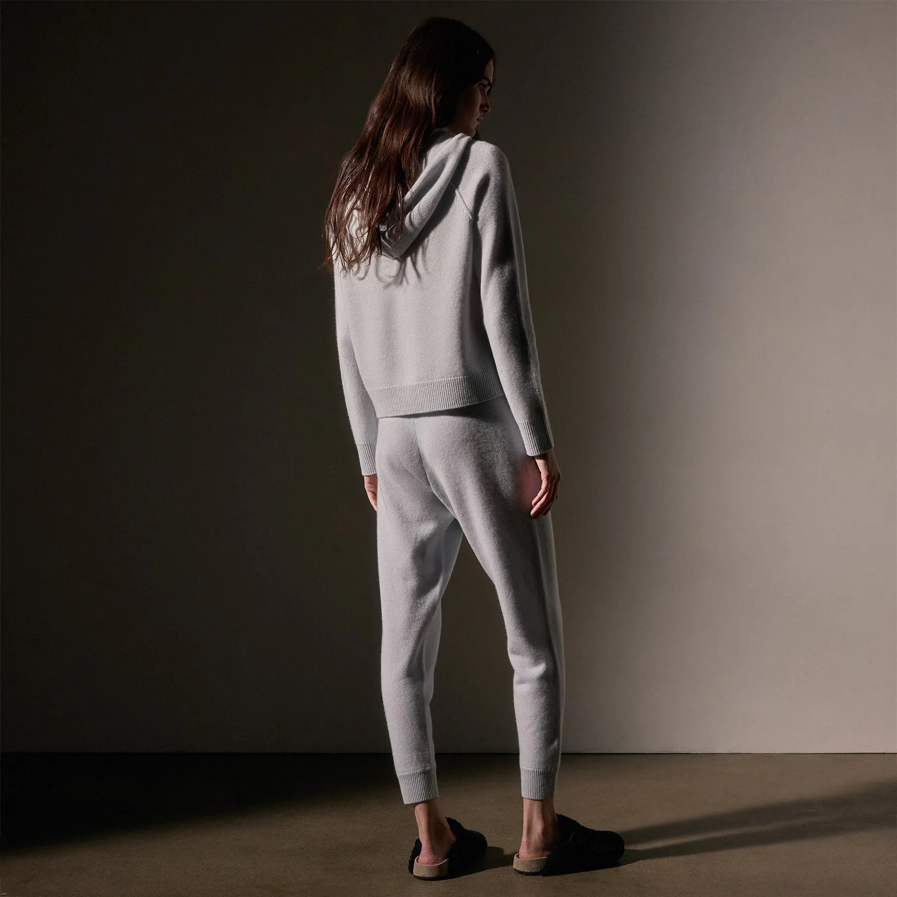 Cashmere Track Pant - Pale Blue