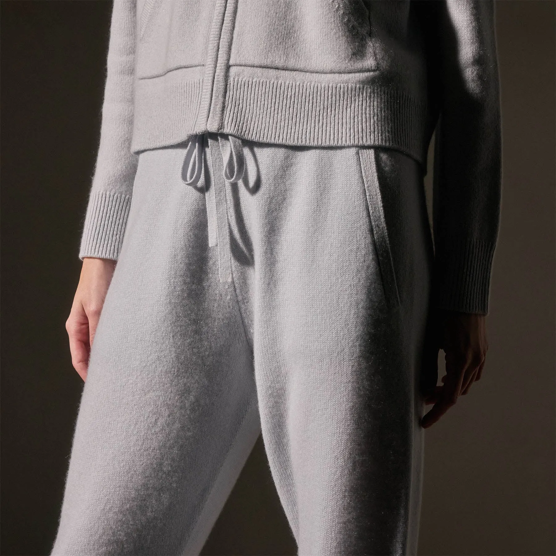 Cashmere Track Pant - Pale Blue