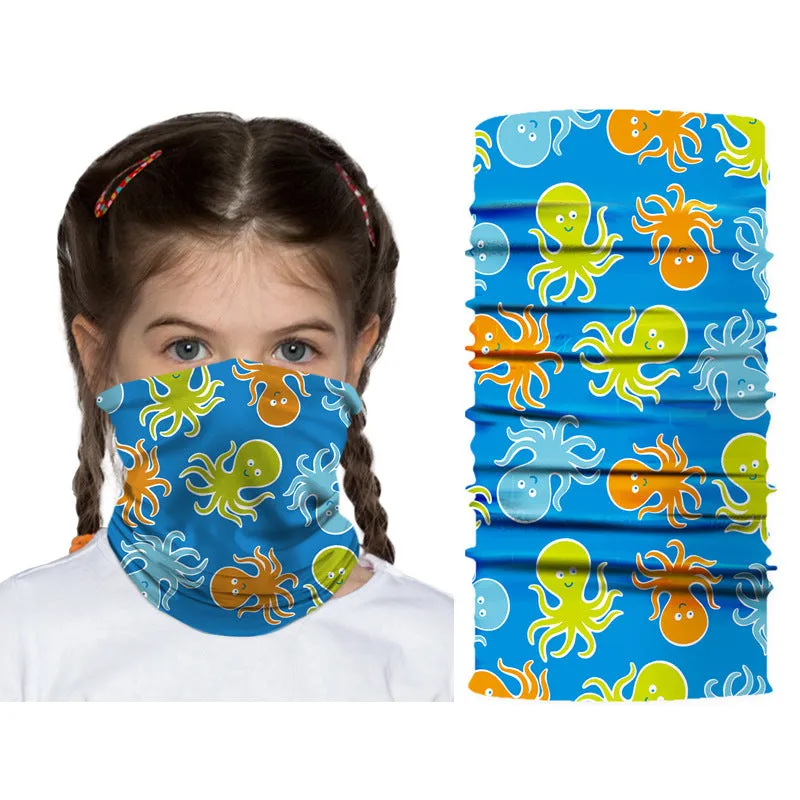 Children's Dustproof Mask Digital Printing Multifunctional Sunscreen Mask