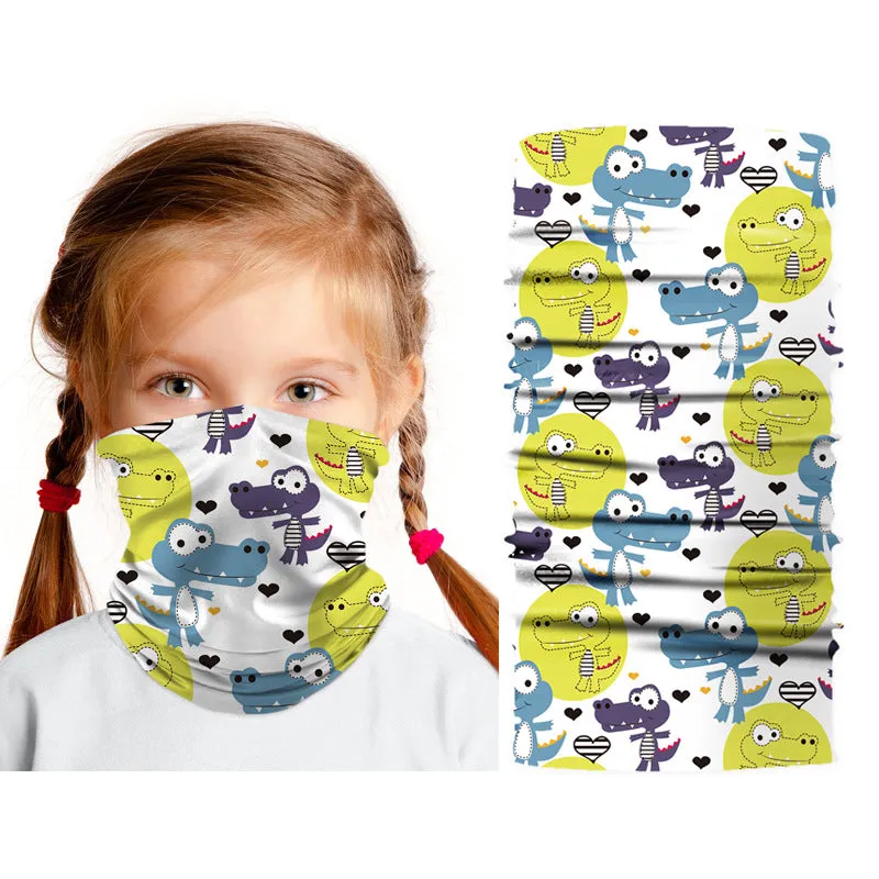 Children's Dustproof Mask Digital Printing Multifunctional Sunscreen Mask