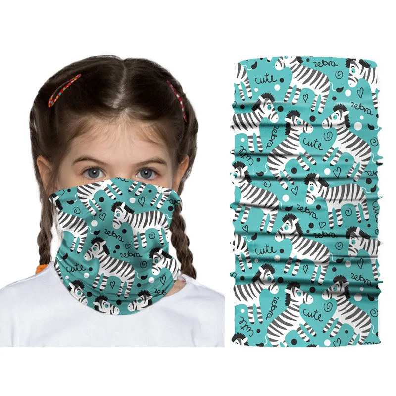 Children's Dustproof Mask Digital Printing Multifunctional Sunscreen Mask