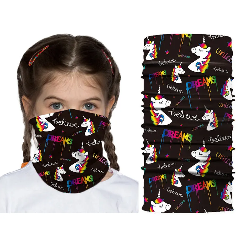 Children's Dustproof Mask Digital Printing Multifunctional Sunscreen Mask