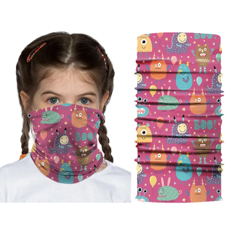 Children's Dustproof Mask Digital Printing Multifunctional Sunscreen Mask