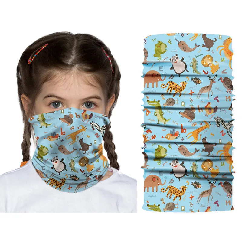 Children's Dustproof Mask Digital Printing Multifunctional Sunscreen Mask