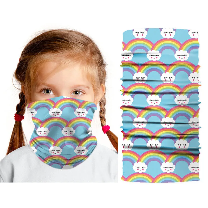 Children's Dustproof Mask Digital Printing Multifunctional Sunscreen Mask