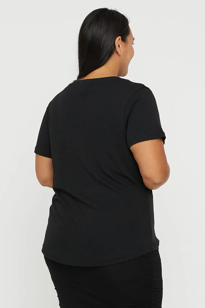 Classic Scoop Neck - Black