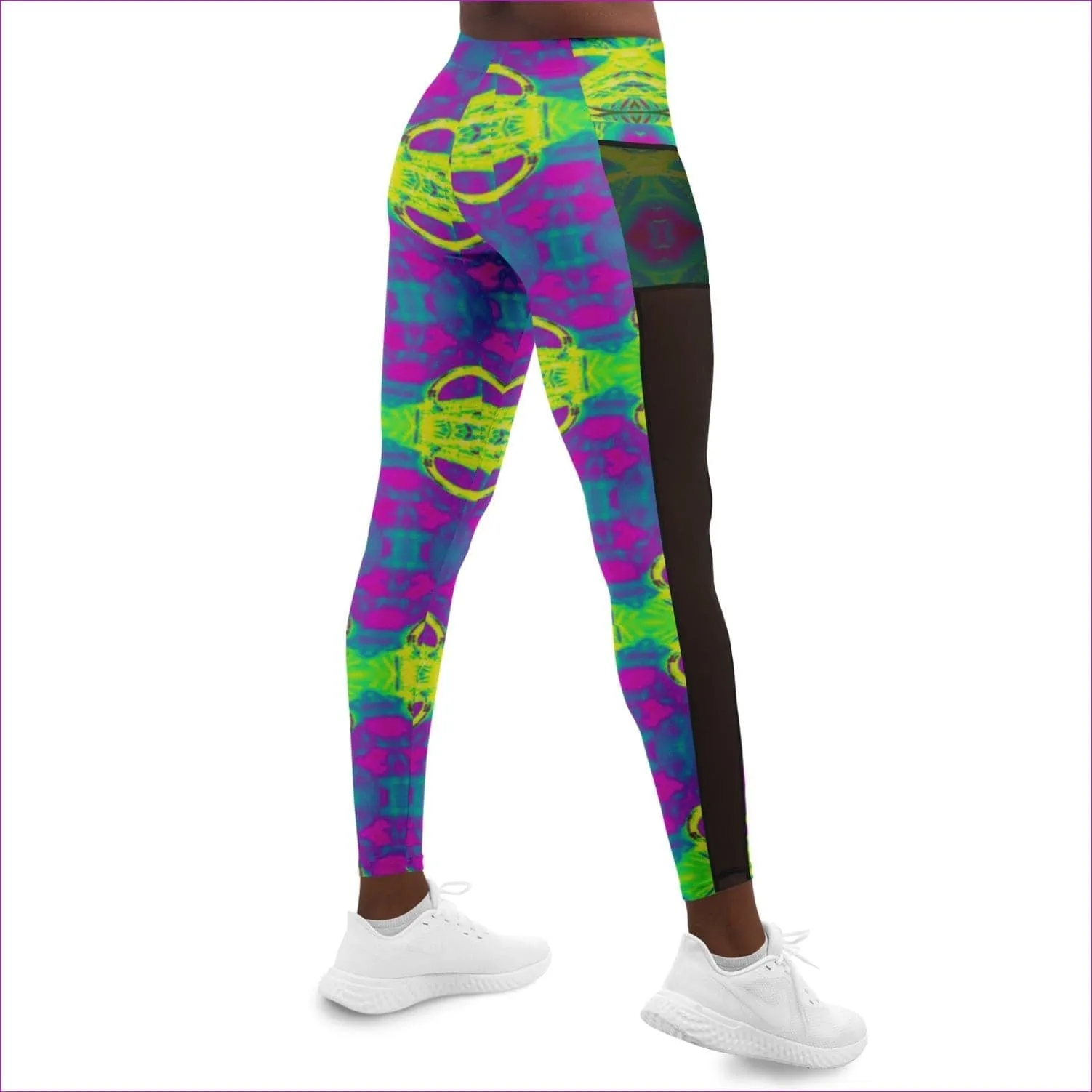 Club Lights Mesh Pocket Leggings