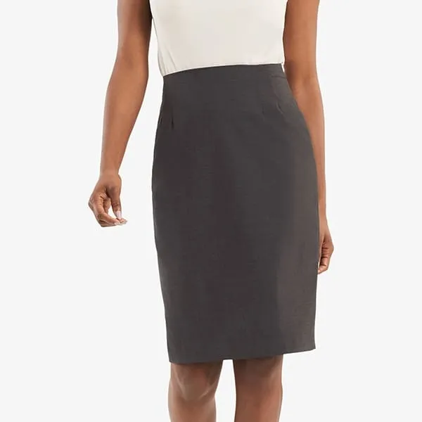 Cobble Hill Skirt - Tropical Wool :: Gray Melange