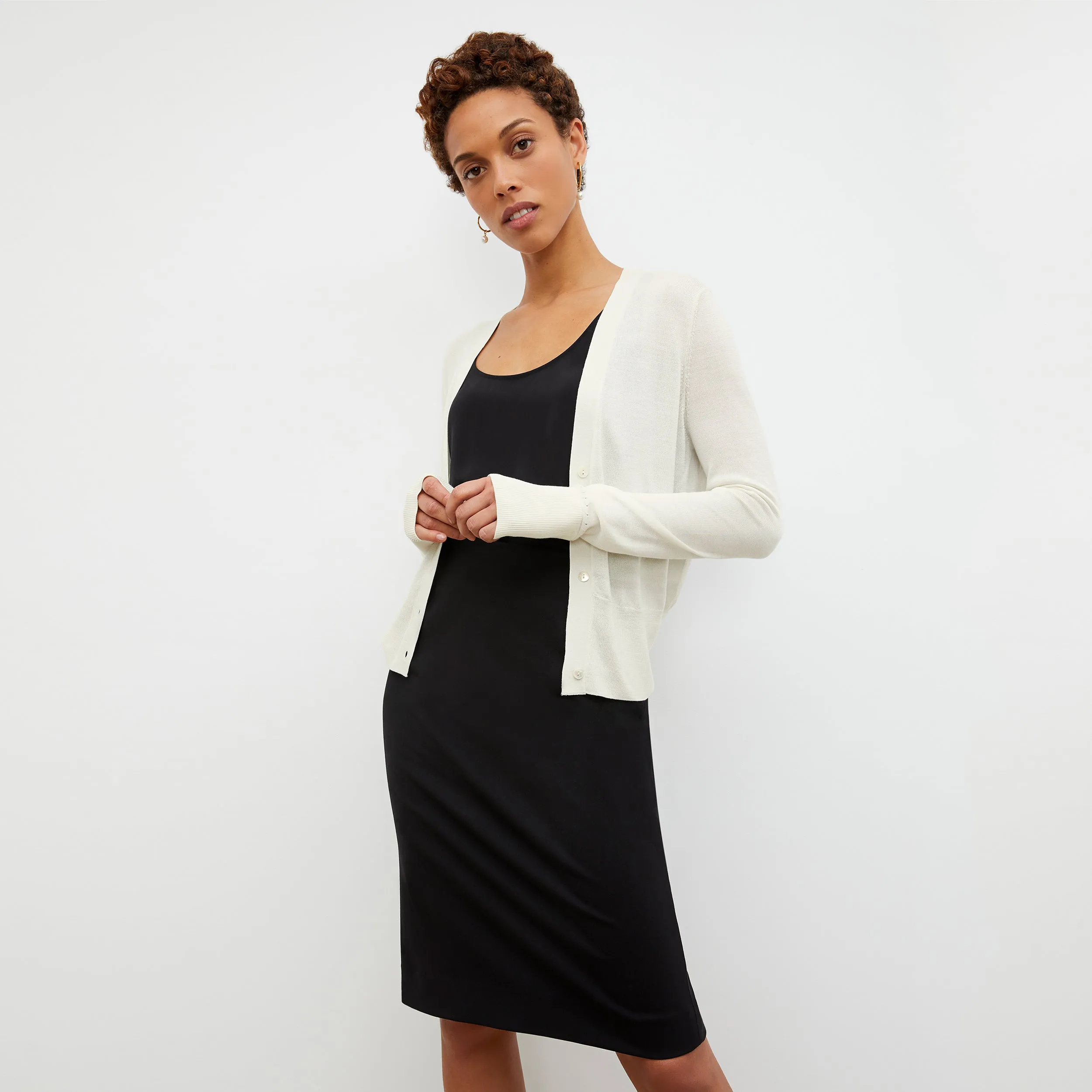 Cobble Hill Skirt - Washable Wool Twill :: Black