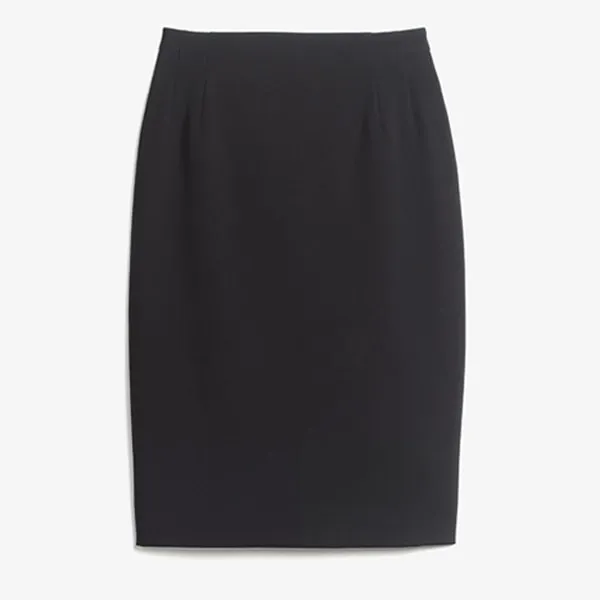 Cobble Hill Skirt - Washable Wool Twill :: Black