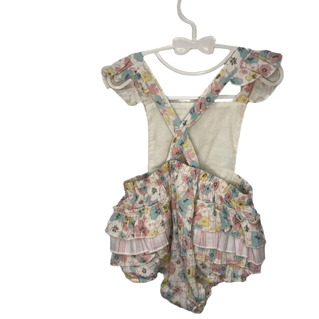 Cotton Romper w/Ruffles